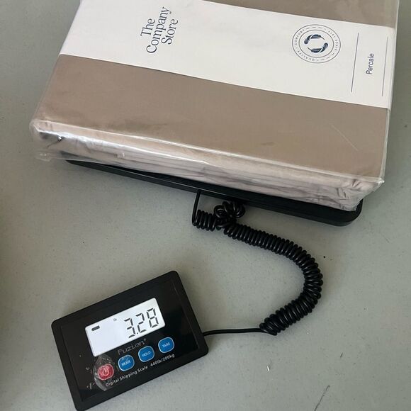 New Queen 100% Cotton Percale Duvet Cover The Company Store- Cocoa 90x96 - Picture 10 of 10